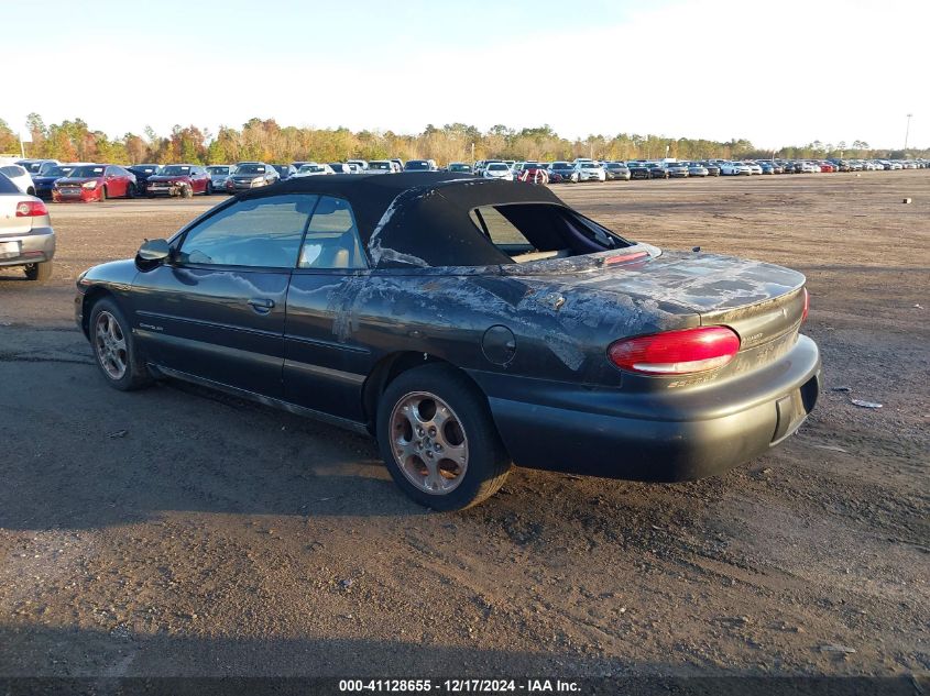 1999 Chrysler Sebring Jxi VIN: 3C3EL55H6XT586052 Lot: 41128655