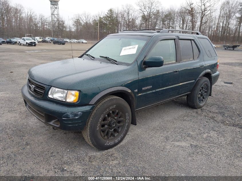 2001 Honda Passport Ex/Lx VIN: 4S6DM58WX14414282 Lot: 41128988