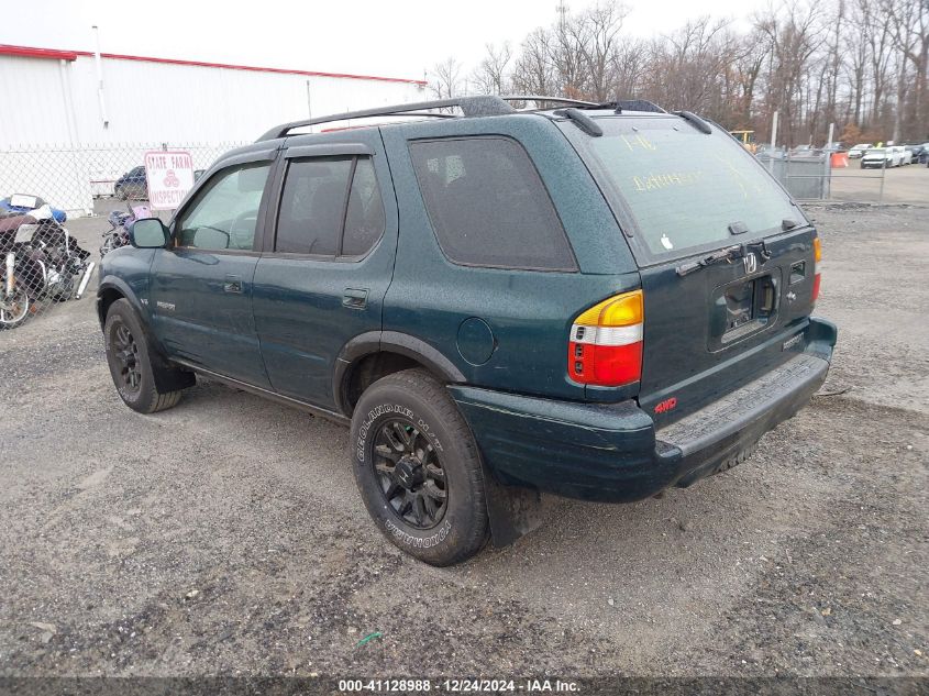 2001 Honda Passport Ex/Lx VIN: 4S6DM58WX14414282 Lot: 41128988