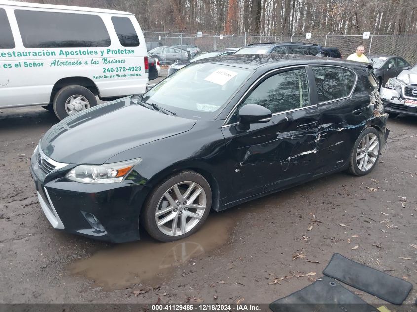 2015 Lexus Ct 200H VIN: JTHKD5BH8F2223301 Lot: 41129485