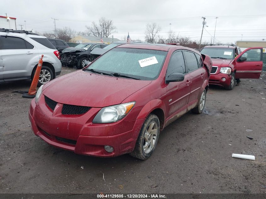 2004 Pontiac Vibe VIN: 5Y2SL62814Z417926 Lot: 41129505