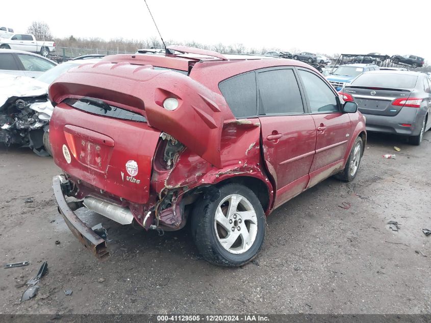 2004 Pontiac Vibe VIN: 5Y2SL62814Z417926 Lot: 41129505