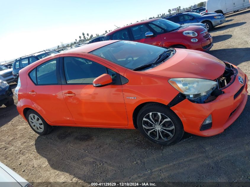 2012 Toyota Prius C Three VIN: JTDKDTB36C1021164 Lot: 41129529