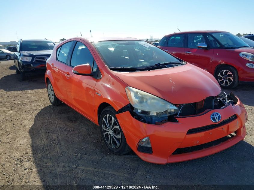 2012 Toyota Prius C Three VIN: JTDKDTB36C1021164 Lot: 41129529