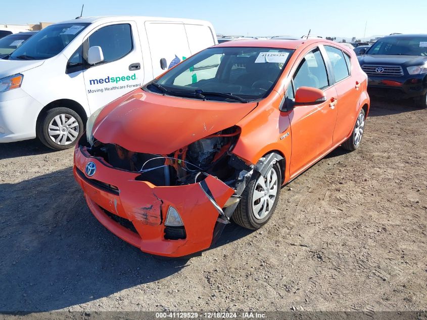 2012 Toyota Prius C Three VIN: JTDKDTB36C1021164 Lot: 41129529