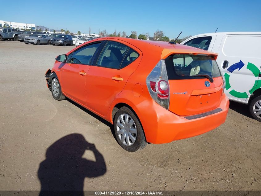 2012 Toyota Prius C Three VIN: JTDKDTB36C1021164 Lot: 41129529