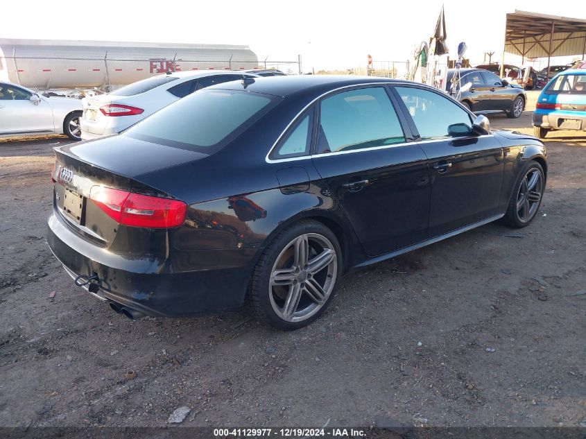 2015 Audi S4 3.0T Premium Plus VIN: WAUBGAFL7FA053208 Lot: 41129977