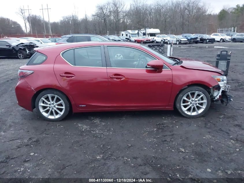 2013 Lexus Ct 200H VIN: JTHKD5BH2D2129878 Lot: 41130060