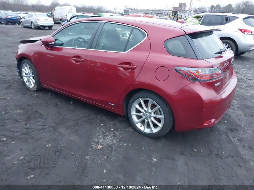 2013 Lexus Ct 200H VIN: JTHKD5BH2D2129878 Lot: 41130060