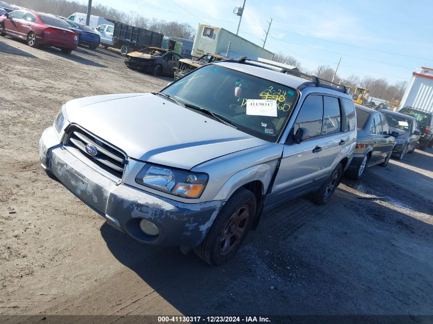 2003 Subaru Forester X VIN: JF1SG63653H739254 Lot: 41130317