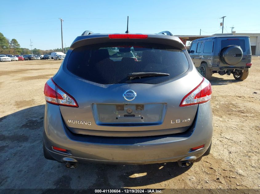 2013 Nissan Murano Le VIN: JN8AZ1MW8DW323766 Lot: 41130604