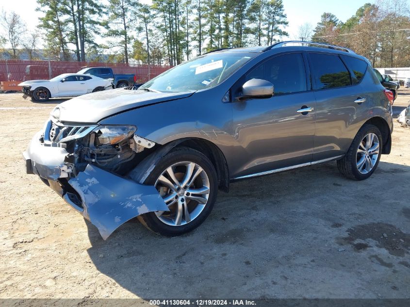 2013 Nissan Murano Le VIN: JN8AZ1MW8DW323766 Lot: 41130604