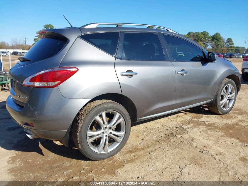 2013 Nissan Murano Le VIN: JN8AZ1MW8DW323766 Lot: 41130604