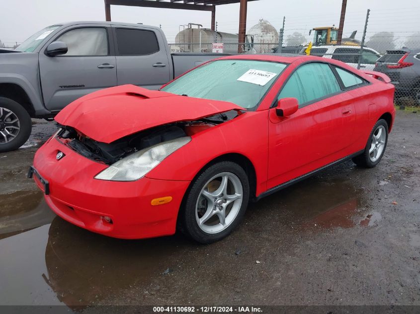 2000 Toyota Celica Gts VIN: JTDDY32T8Y0034279 Lot: 41130692