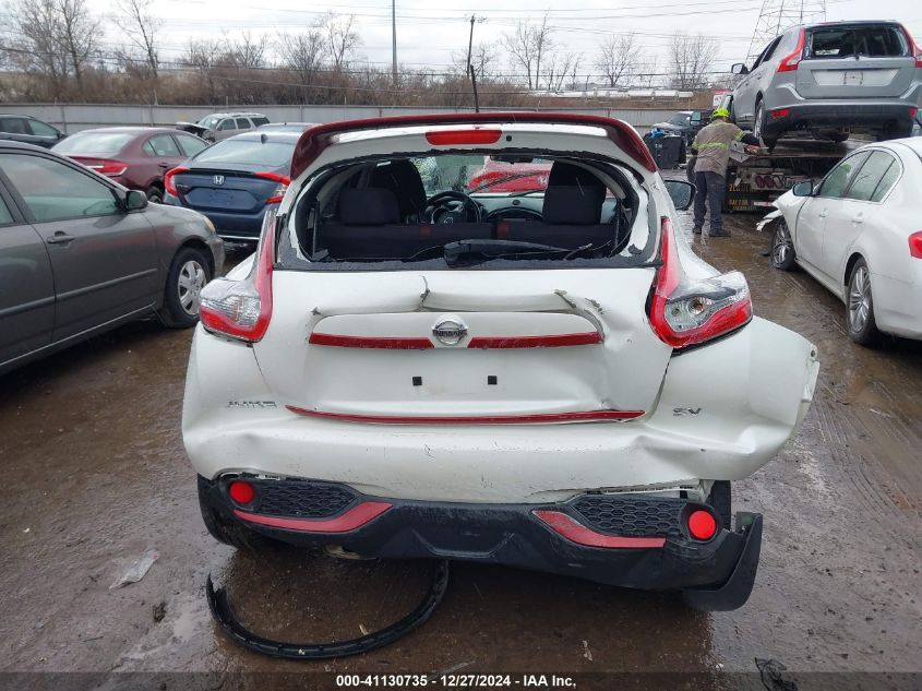 2015 Nissan Juke Sv VIN: JN8AF5MR6FT500670 Lot: 41130735