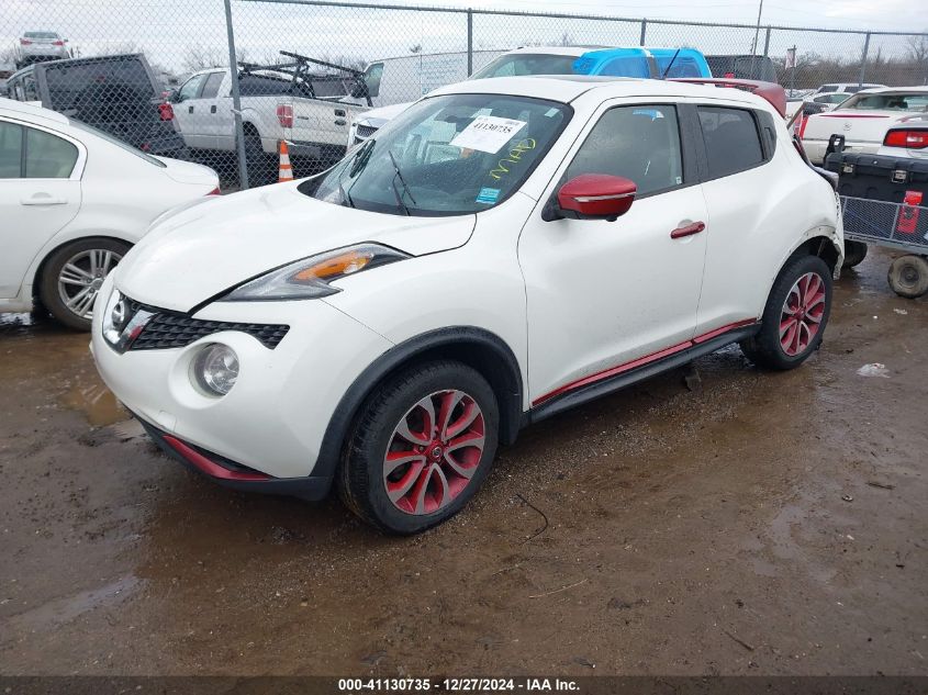 2015 Nissan Juke Sv VIN: JN8AF5MR6FT500670 Lot: 41130735