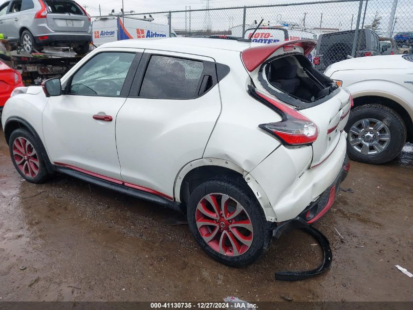 2015 Nissan Juke Sv VIN: JN8AF5MR6FT500670 Lot: 41130735