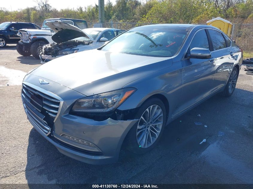 2016 Hyundai Genesis 3.8 VIN: KMHGN4JE1GU110684 Lot: 41130760