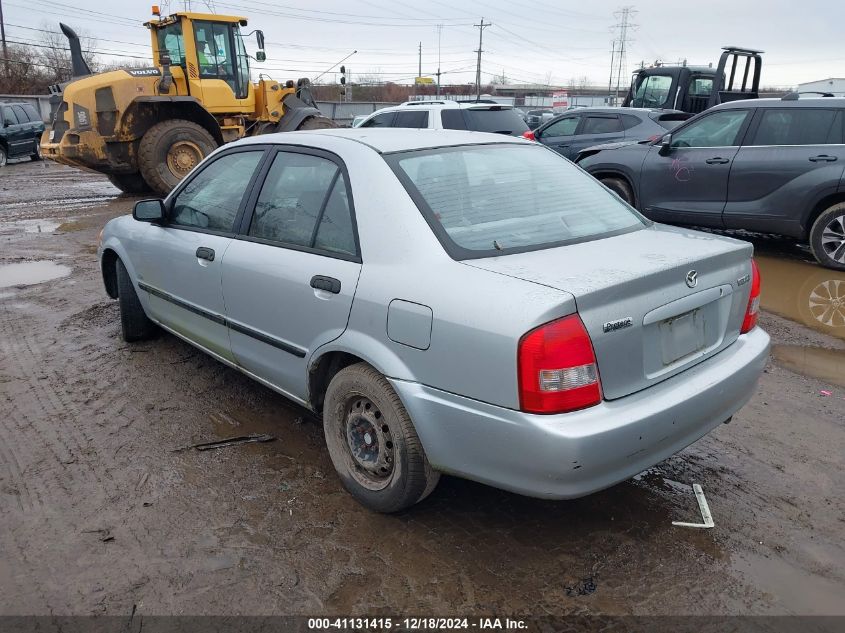 2000 Mazda Protege Dx/Lx VIN: JM1BJ2227YO296243 Lot: 41131415