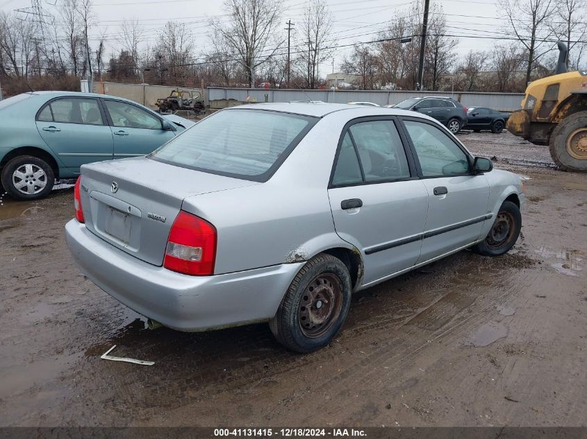 2000 Mazda Protege Dx/Lx VIN: JM1BJ2227YO296243 Lot: 41131415