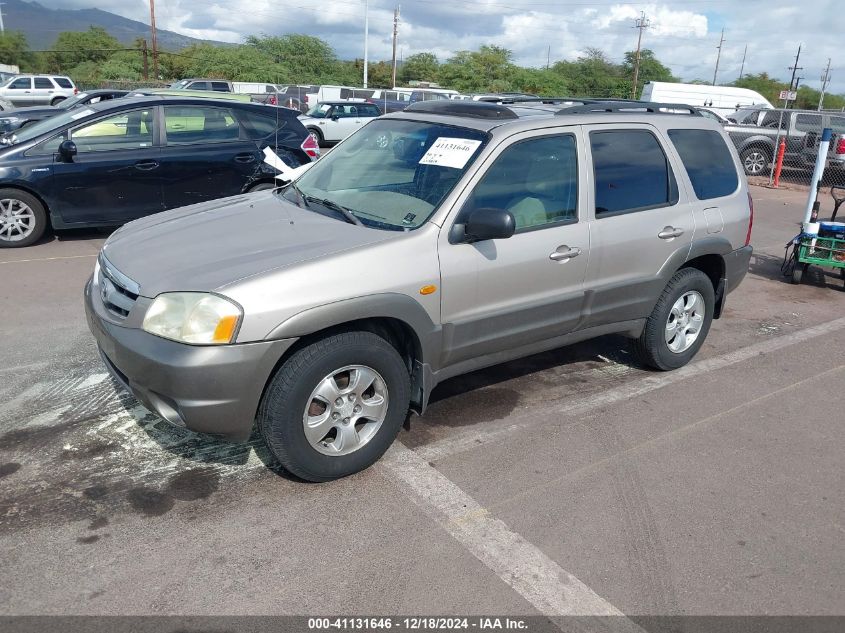 2002 Mazda Tribute Es V6/Lx V6 VIN: 4F2CU08162KM43663 Lot: 41131646