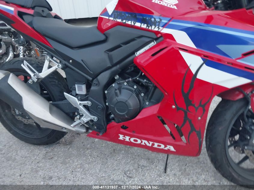 2024 Honda Cbr500 Ra VIN: MLHPC7051R5000337 Lot: 41131937