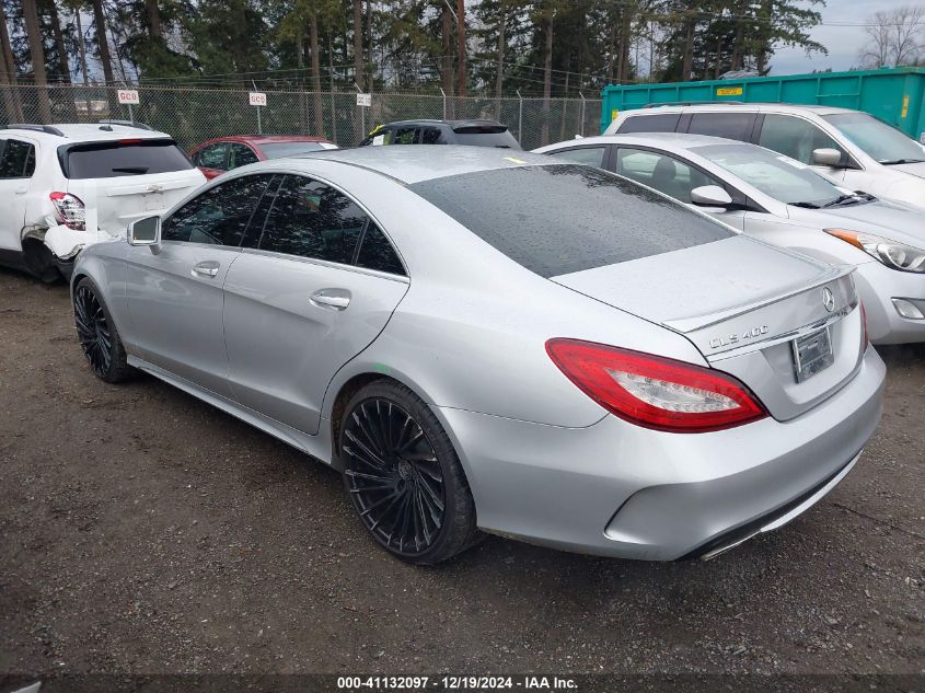 2015 Mercedes-Benz Cls 400 VIN: WDDLJ6FB3FA145676 Lot: 41132097