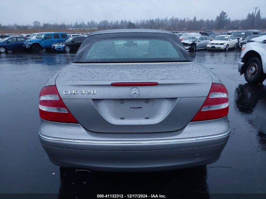 2004 Mercedes-Benz Clk 320 VIN: WDBTK65G24T028756 Lot: 41132312