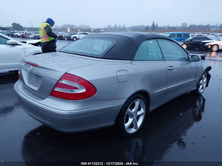 2004 Mercedes-Benz Clk 320 VIN: WDBTK65G24T028756 Lot: 41132312