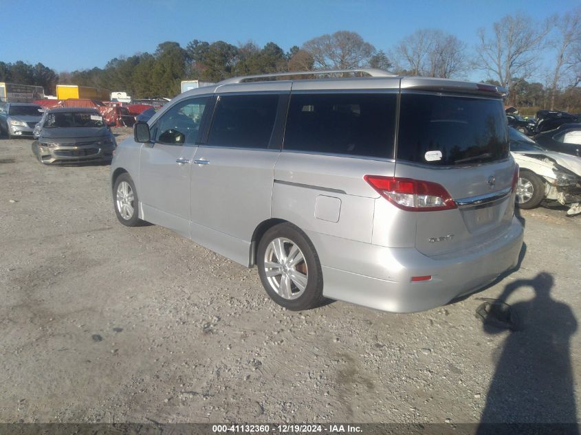 2012 Nissan Quest Le VIN: JN8AE2KP2C9045926 Lot: 41132360