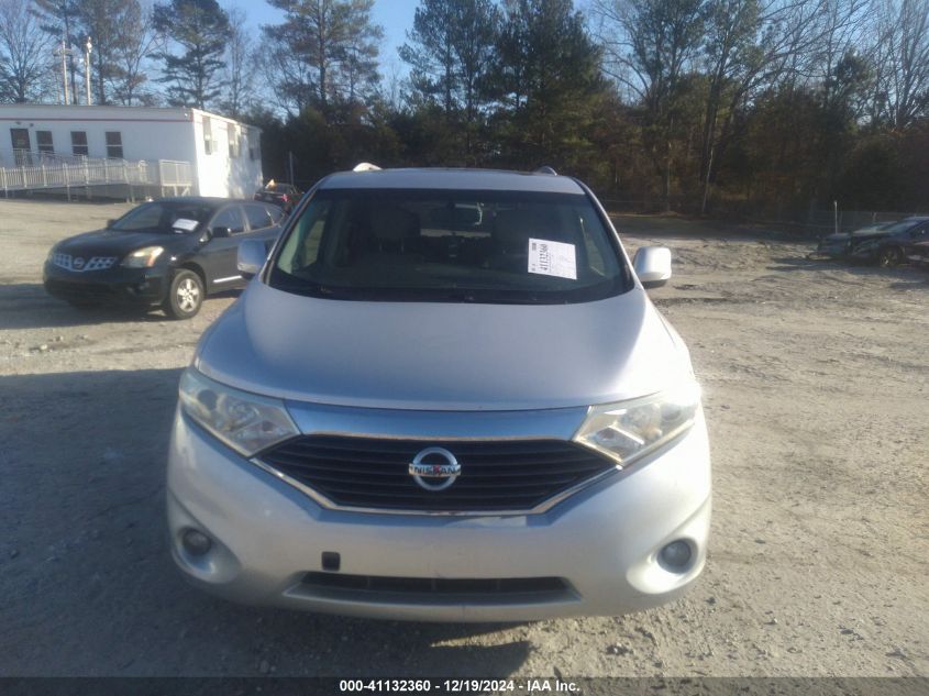 2012 Nissan Quest Le VIN: JN8AE2KP2C9045926 Lot: 41132360