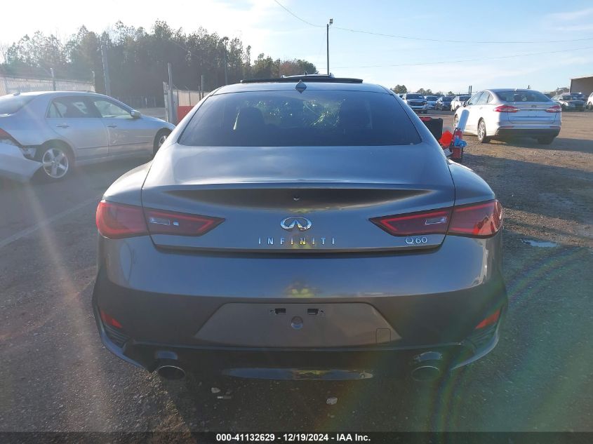 2019 Infiniti Q60 3.0T Luxe VIN: JN1EV7EK7KM230871 Lot: 41132629