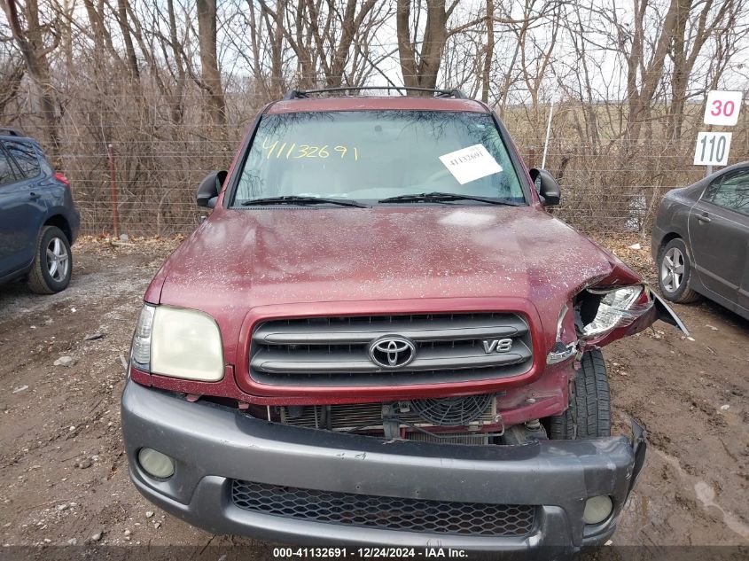 2004 Toyota Sequoia Sr5 V8 VIN: 5TDBT44AX4S211414 Lot: 41132691