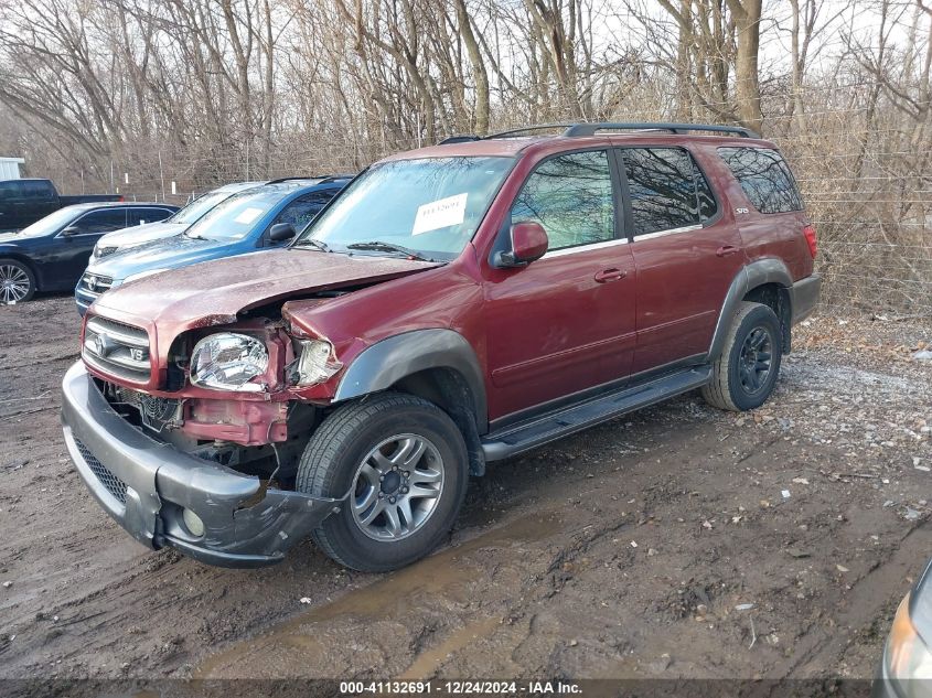 2004 Toyota Sequoia Sr5 V8 VIN: 5TDBT44AX4S211414 Lot: 41132691