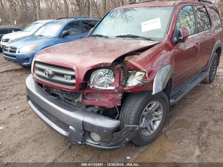 2004 Toyota Sequoia Sr5 V8 VIN: 5TDBT44AX4S211414 Lot: 41132691