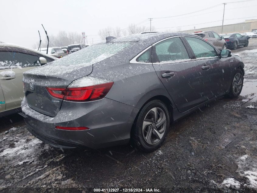 2019 Honda Insight Ex VIN: 19XZE4F51KE012459 Lot: 41132927