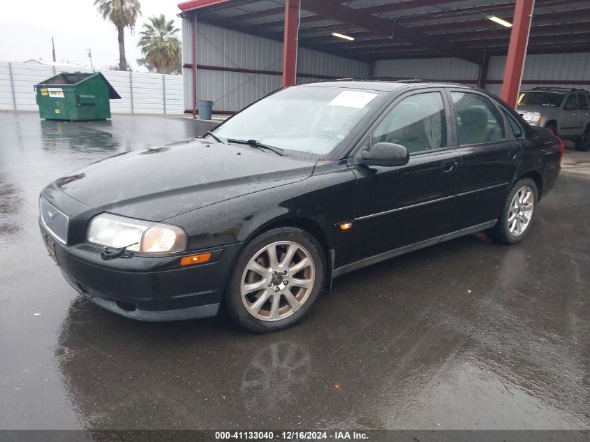 2002 Volvo S80 2.9 VIN: YV1TS92D621261961 Lot: 41133040