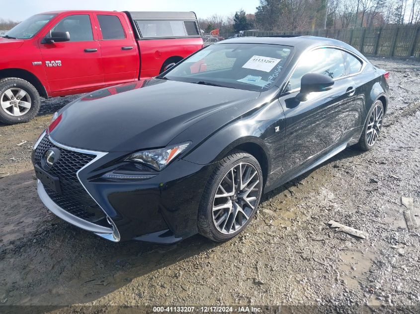 2016 Lexus Rc 300 VIN: JTHSM5BC2G5001082 Lot: 41133207