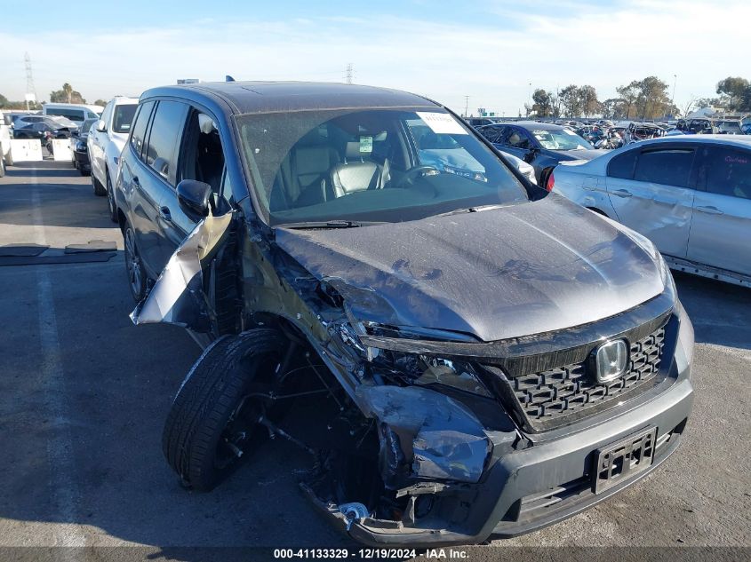 2019 Honda Passport Ex-L VIN: 5FNYF7H53KB010178 Lot: 41133329