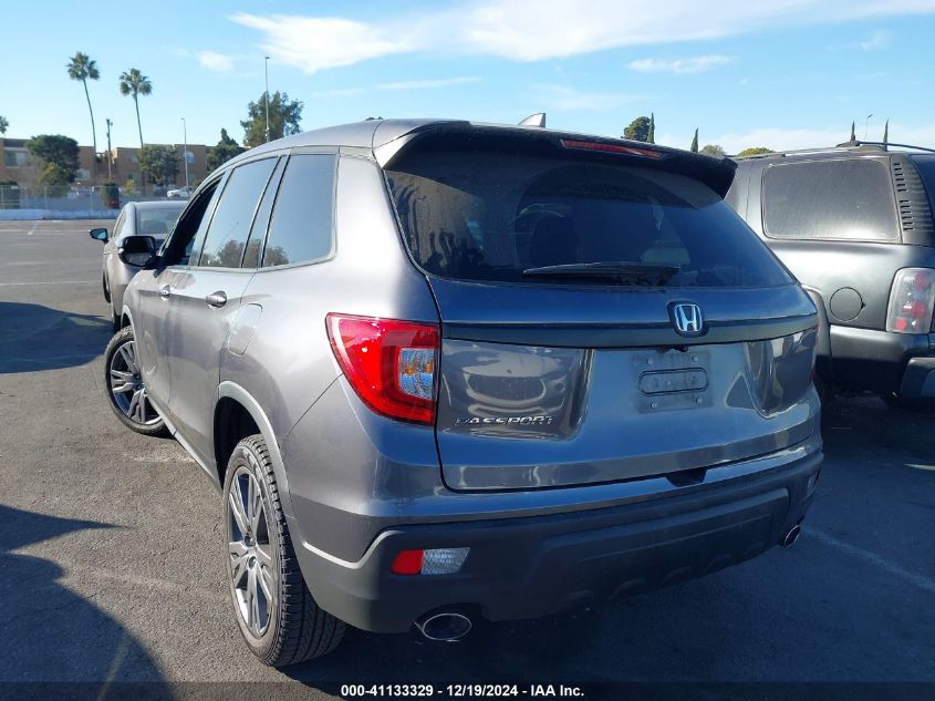 2019 Honda Passport Ex-L VIN: 5FNYF7H53KB010178 Lot: 41133329