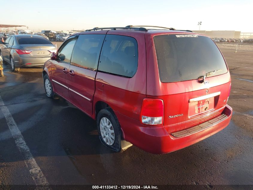 2002 Kia Sedona Ex/Lx VIN: KNDUP131826334574 Lot: 41133412