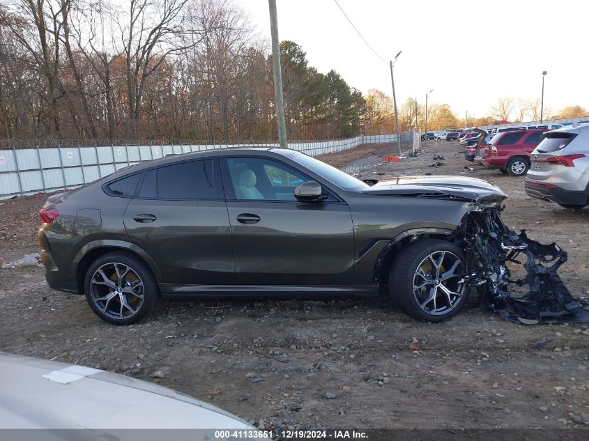 2025 BMW X6 xDrive40I VIN: 5UX33EX0XS9X60988 Lot: 41133651