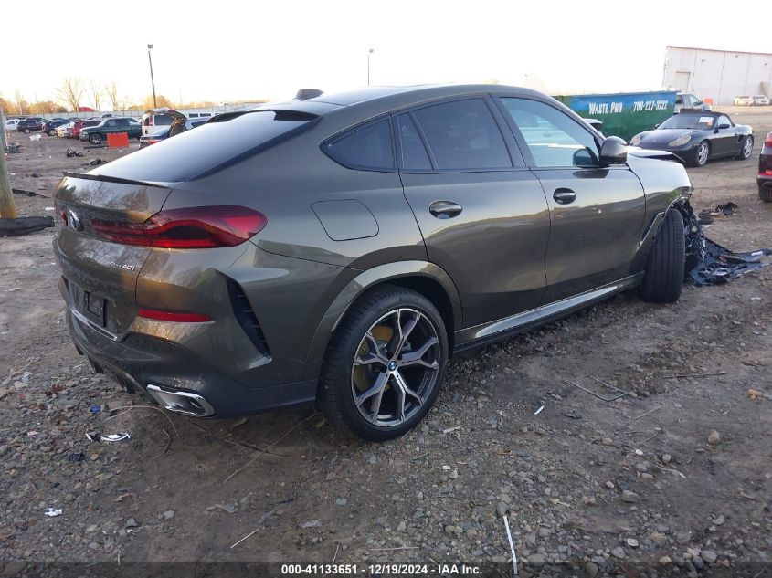 2025 BMW X6 xDrive40I VIN: 5UX33EX0XS9X60988 Lot: 41133651