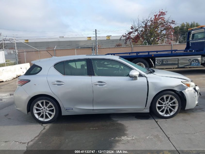 2013 Lexus Ct 200H Hybrid VIN: JTHKD5BH2D2164355 Lot: 41133747