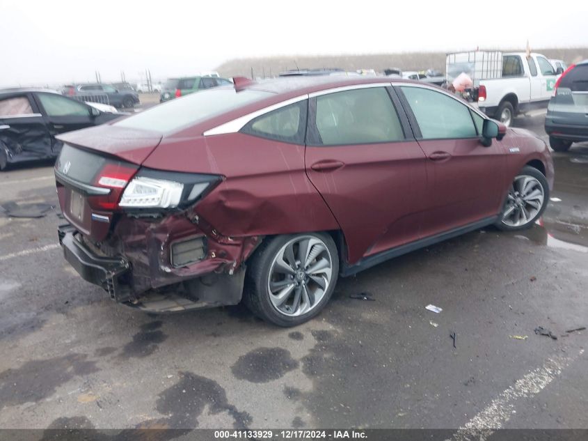 2018 Honda Clarity Plug-In Hybrid VIN: JHMZC5F19JC008317 Lot: 41133929