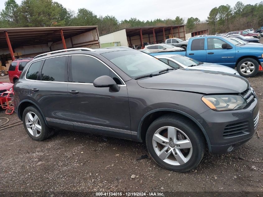 2013 Volkswagen Touareg Vr6 Lux VIN: WVGEF9BP7DD005774 Lot: 41134015