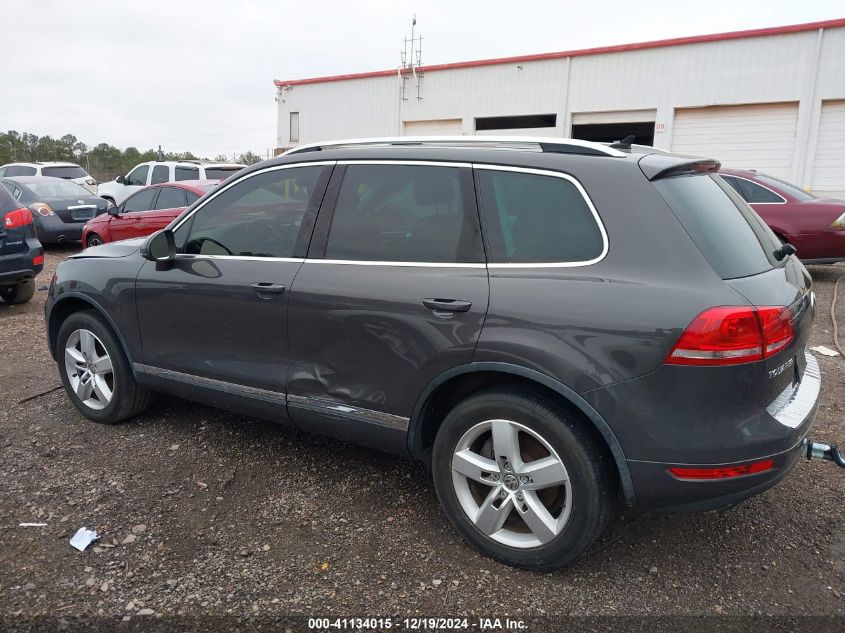 2013 Volkswagen Touareg Vr6 Lux VIN: WVGEF9BP7DD005774 Lot: 41134015