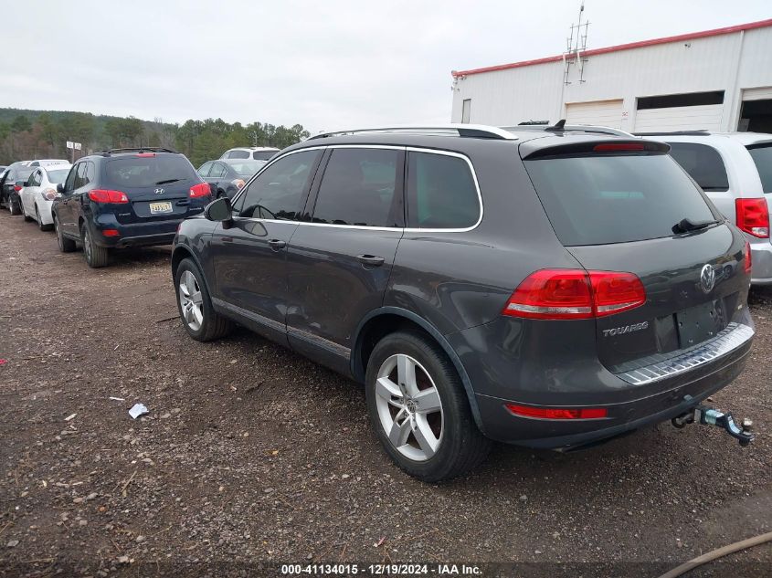 2013 Volkswagen Touareg Vr6 Lux VIN: WVGEF9BP7DD005774 Lot: 41134015