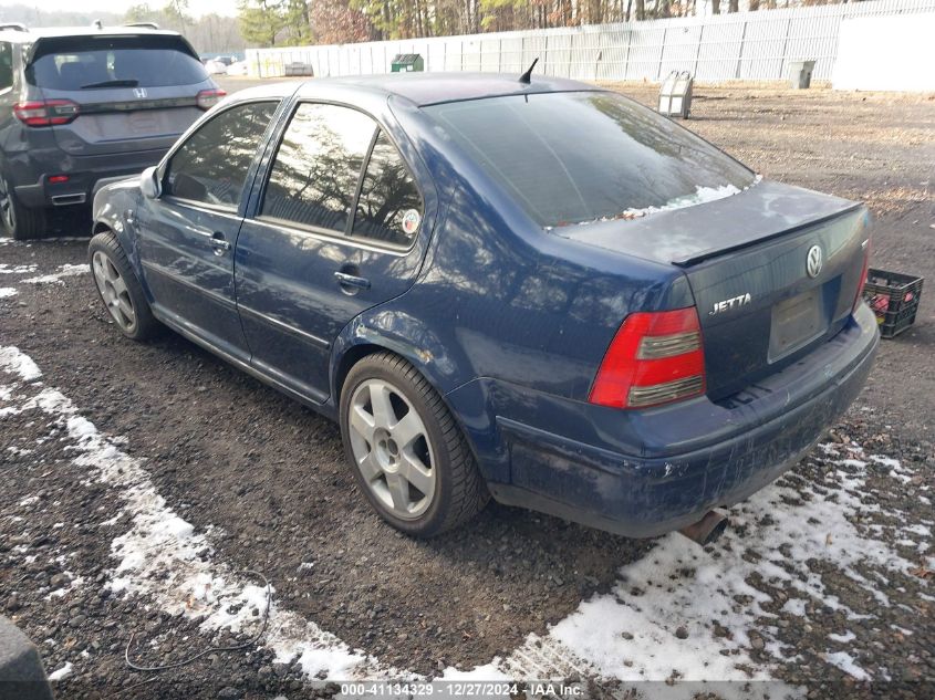 2001 Volkswagen Jetta Gls 1.8L Turbo VIN: 3VWSD69M91M168981 Lot: 41134329