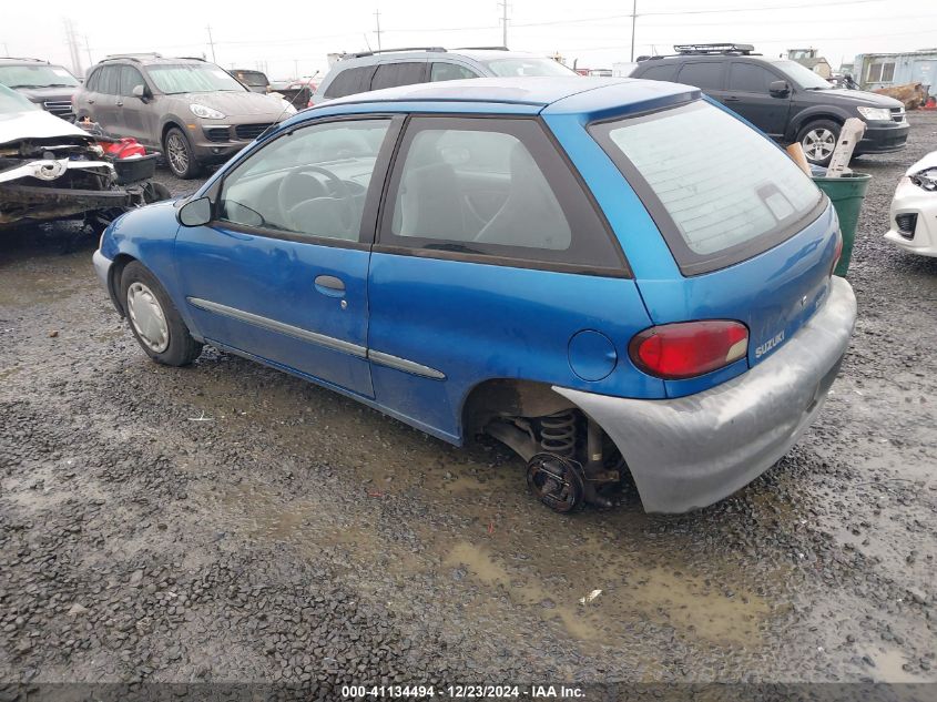 2001 Suzuki Swift Ga/Gl VIN: 2S2AB21H716600656 Lot: 41134494